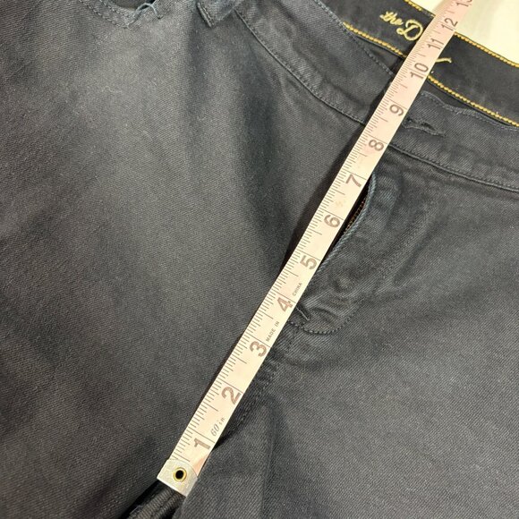 Old Navy Womens Black Denim Jeans Size 16 With Studded Pockets - Picture 6 of 10